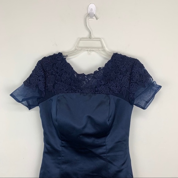 navy Blue Cocktail Dress. - Picture 4 of 10
